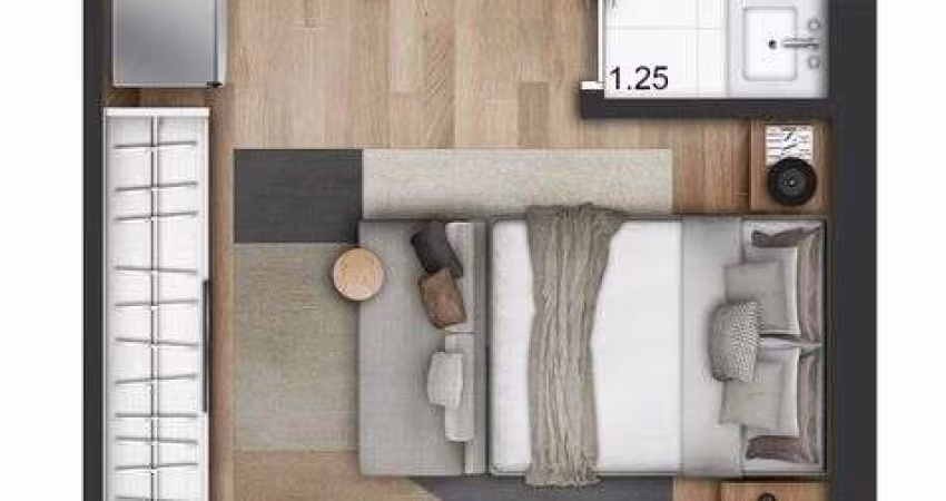 Studio para venda tem 25 m2 com 1 quarto em Vila Clementino - São Paulo - SP