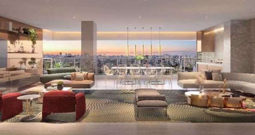 Apartamento para venda possui 217 metros quadrados com 4 quartos em Pinheiros - São Paulo - SP