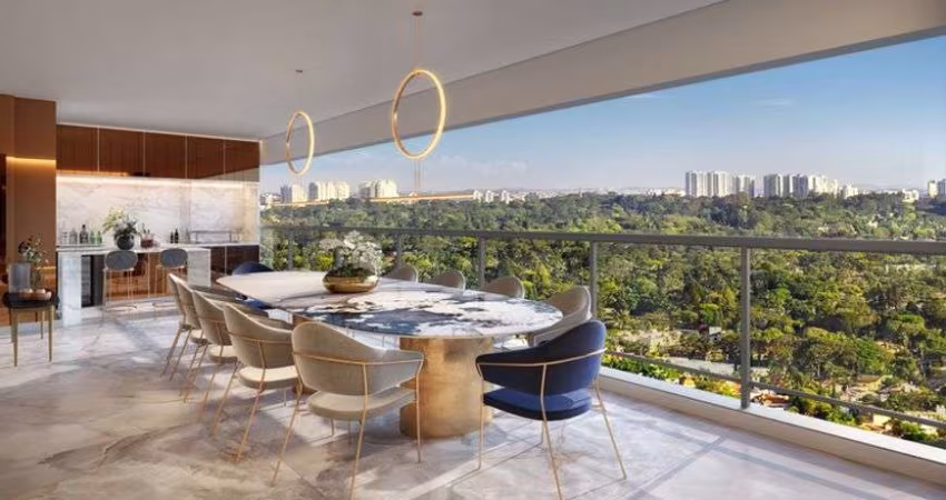 Apartamento de luxo Cyrela - 252m²com 4 suítes e 3 vagas em Moema - São Paulo - SP