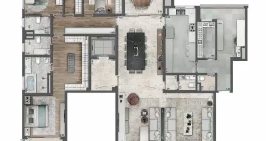 Imóvel para venda possui 308 metros quadrados com 4 quartos em Vila Clementino - São Paulo - SP