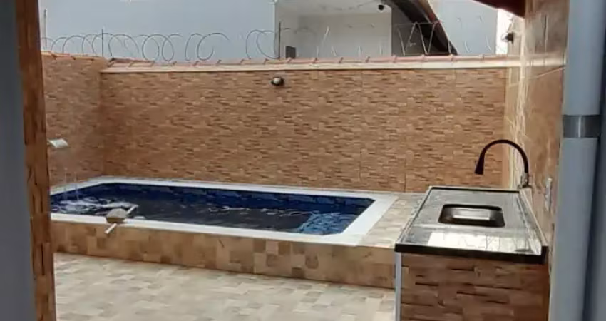 Casa com piscina para venda com 2 quartos em vila loty - itanhaém - sp