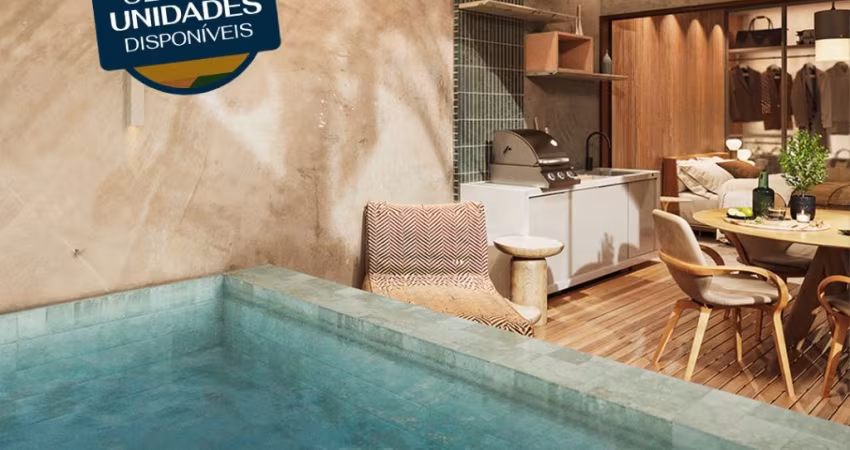 Flat com piscina privativa na Praia de Tamandaré