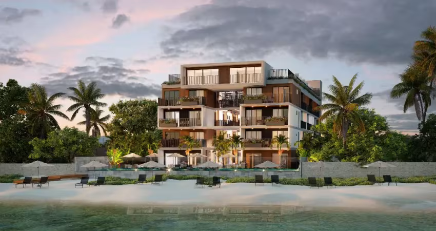 Empreendimento pé na areia na praia de tamandaré | studio e 2 quartos