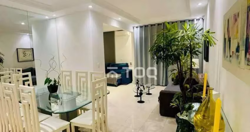 Apartamento no 18 do forte - excelente localização próximo ao centro de alphaville, lindo com 1 suite + 1 dormitorio e sala ampliada