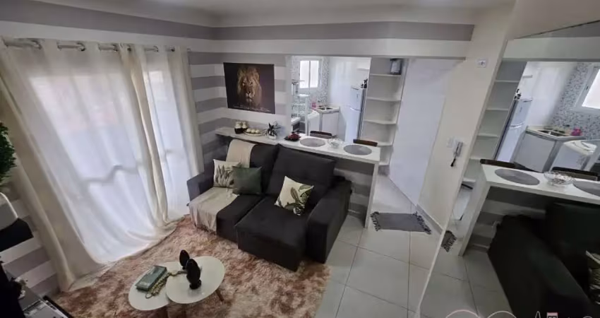 Apartamento para venda em praia grande, tupi, 1 dormitório, 1 banheiro, 1 vaga