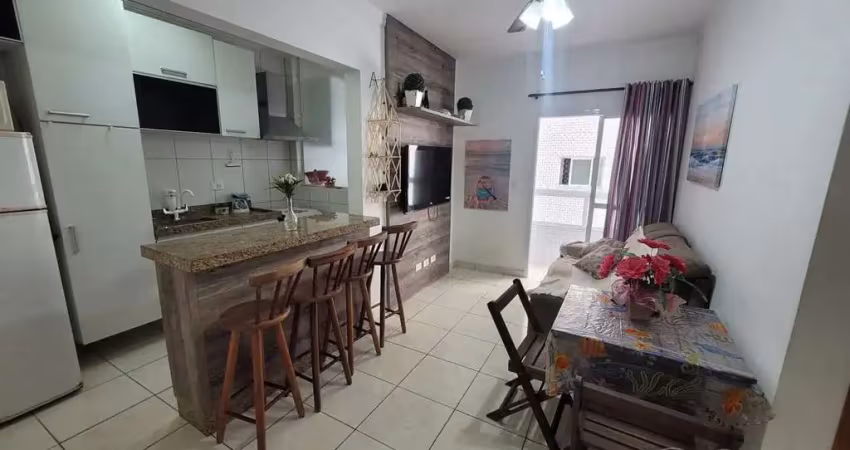 Apartamento para venda em praia grande, mirim, 1 dormitório, 1 banheiro, 1 vaga
