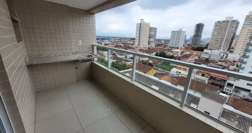 Apartamento para venda em praia grande, guilhermina, 1 dormitório, 1 banheiro, 1 vaga