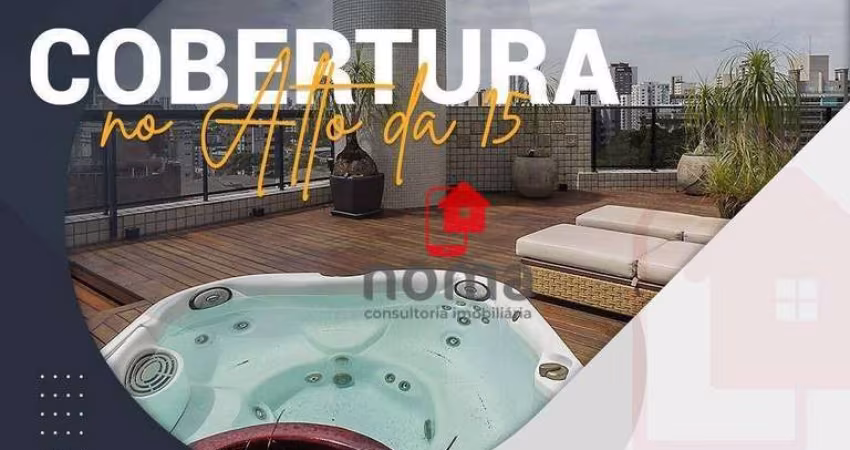 Cobertura com 3 dormitórios à venda, 291 m² por R$ 2.000.000,00 - Alto da Rua XV - Curitiba/PR