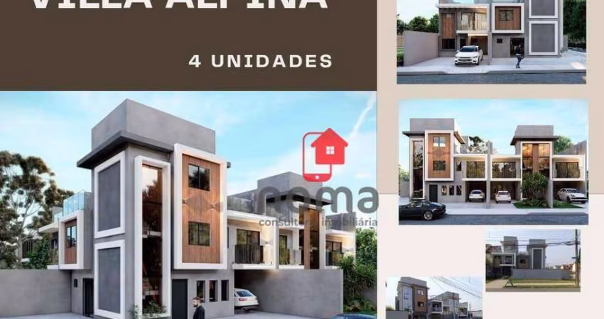 Sobrado com 3 dormitórios à venda, 165 m² por R$ 1.210.000,00 - Atuba - Curitiba/PR