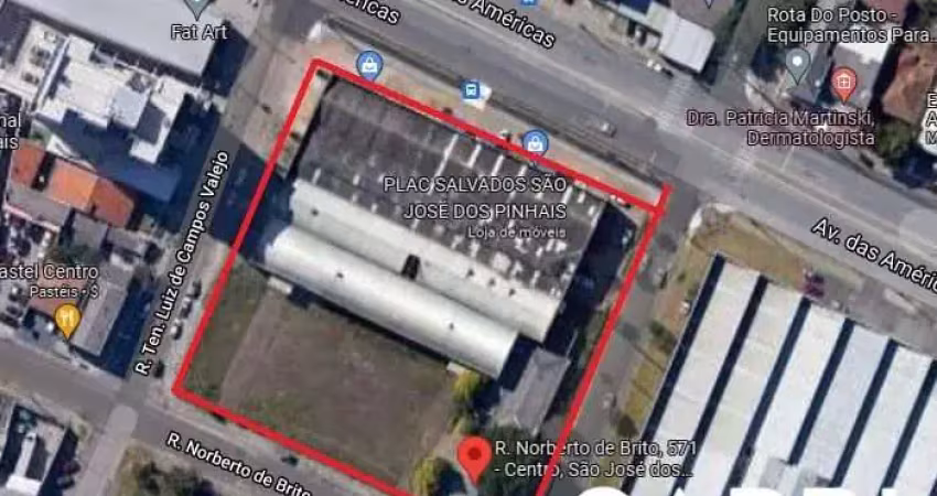 Terreno à venda na Rua Norberto de Brito, 571, Centro, São José dos Pinhais