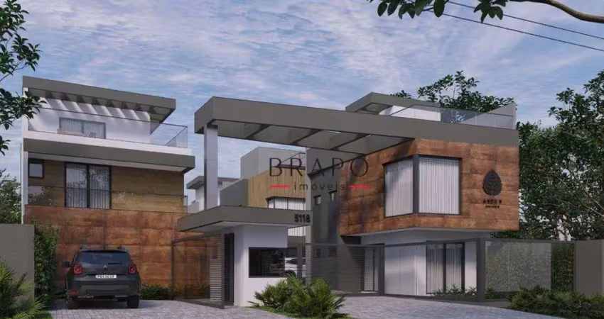 Sobrado com 3 dormitórios à venda, 172 m² - santa felicidade - curitiba/pr