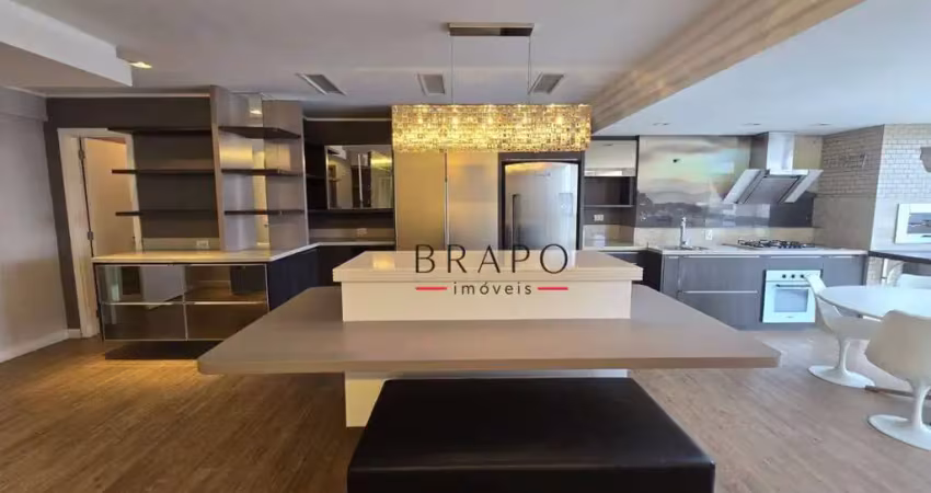 Apartamento com 3 dormitórios para alugar, 181 m² - cristo rei - curitiba/pr