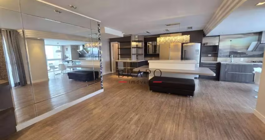 Apartamento com 3 dormitórios para alugar, 181 m² - cristo rei - curitiba/pr