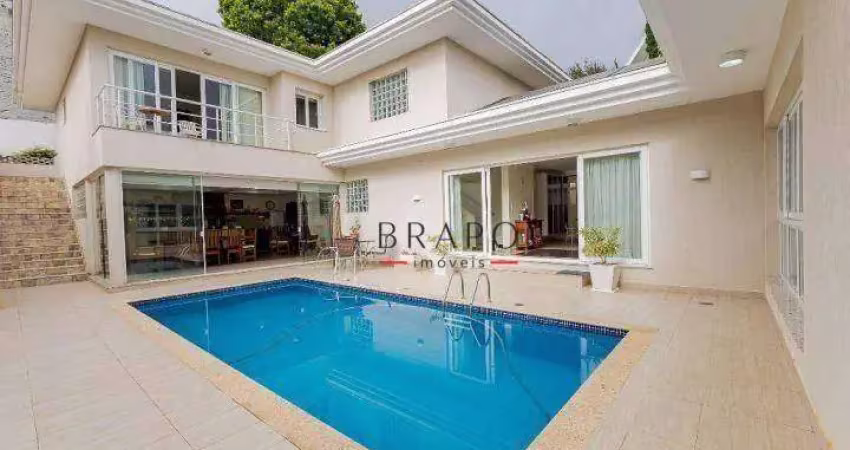 Casa com 4 dormitórios, 501 m² - venda ou locação - taboão - curitiba/pr