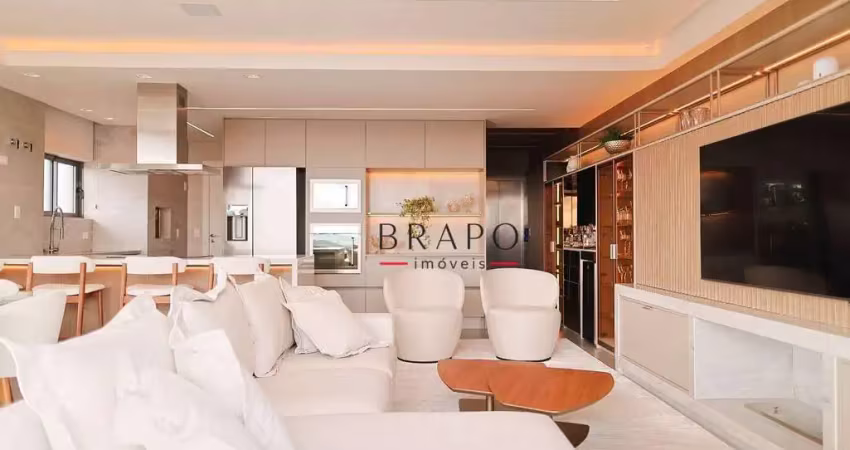 Apartamento com 3 dormitórios à venda, 153 m² - água verde - curitiba/pr