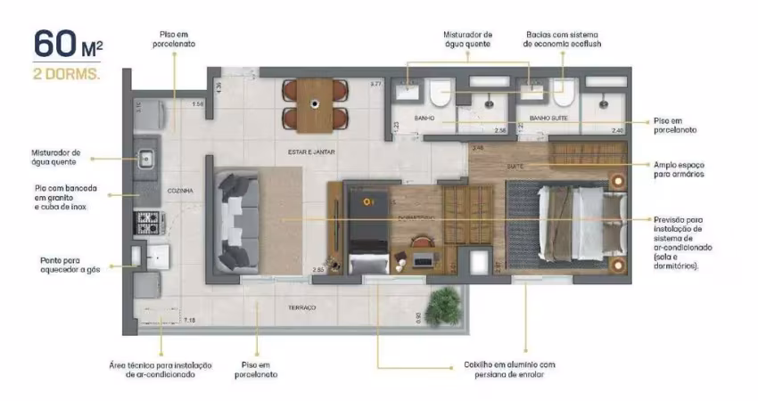 Apartamento à venda, 2 quartos, 1 suíte, 1 vaga, ipiranga - são paulo/sp