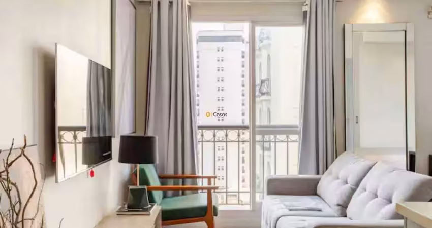 Studio mobiliado com 1 vaga no jardim paulista – 36m² de praticidade e estilo