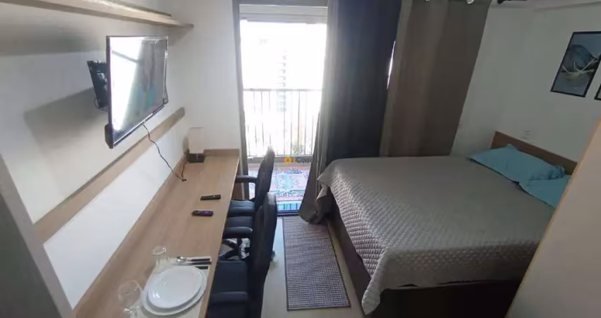 Studio de alto padrão – 25m2 / mobiliado padrão hotel