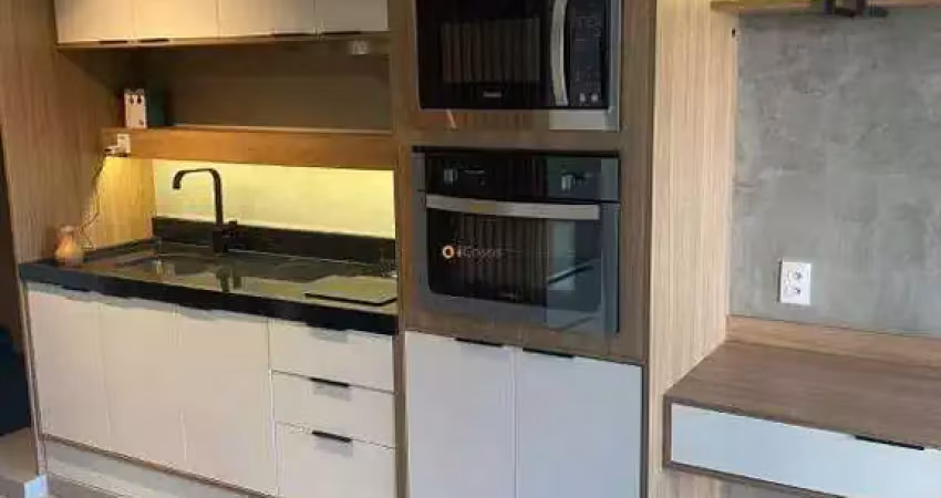 Studio à venda em pinheiros com 27 metros, 1 vaga e varanda
