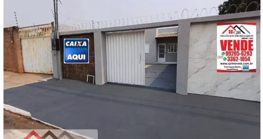 Casa para Venda em Várzea Grande, OURO VERDE, 2 dormitórios, 1 banheiro, 2 vagas