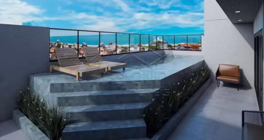 Em construção, apartamento, 02 dormitórios, aceita financiamento, 200m praia, no gravatá, navegantes!
