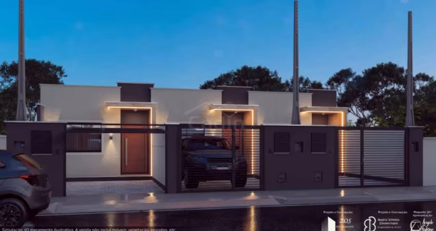 CASA GEMINADA 02 DORMITÓRIOS À VENDA, R$ 480.000,00 BAIRRO MEIA PRAIA EM NAVEGANTES