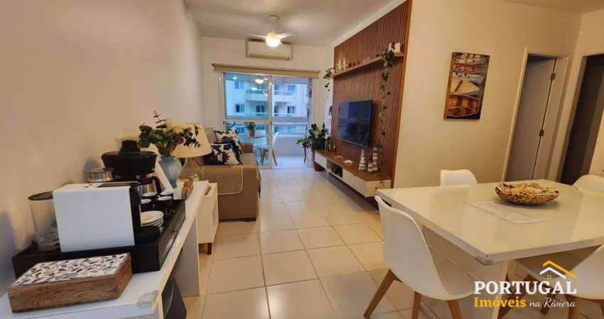 Apartamento à venda na Riviera de São Lourenço | Mobiliado - 71m² Área Útil - 2 Dormitórios sendo 1 Suíte | 1 Vaga de Garagem - Varanda