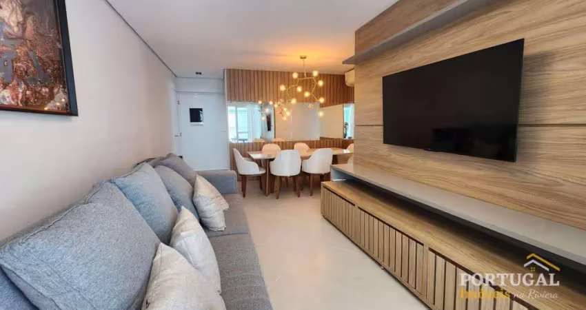 Apartamento à venda na riviera de são lourenço | 104m² área útil - 3/2 suítes - mobiliado - 2 vagas de garagem | espaço gourmet