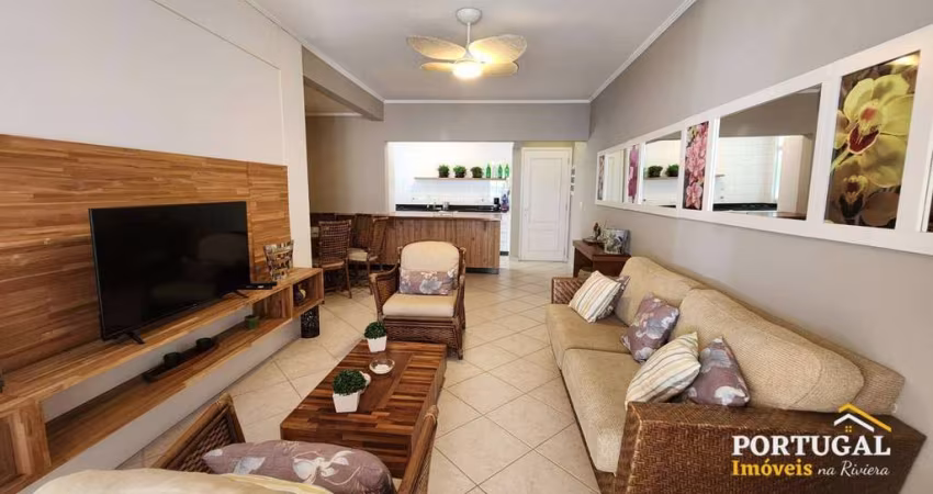 Apartamento à Venda no Módulo 2 da Riviera de São Lourenço | 121m², 3 Suítes, 2 Vagas | Reformado, Acesso à PE, 50m da Praia, Varanda Gourmet