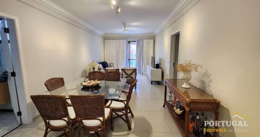 Apartamento à Venda no Módulo 06 da Riviera de São Lourenço | 3 Suítes, 2 Vagas, 137m² | Piscina Aquecida, Vista Serra do Mar, Quadra de Tênis, Praia