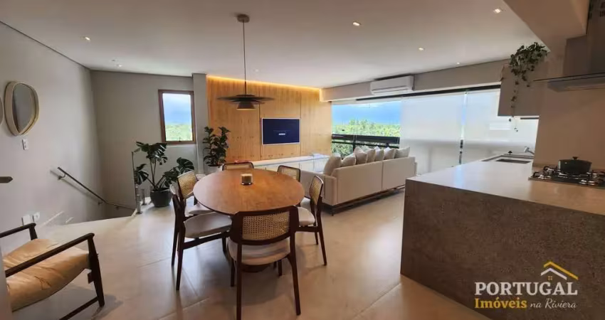 Apartamento à venda na riviera de são lourenço | duplex - 114m² área útil - 2 vagas de garagem | varanda gourmet
