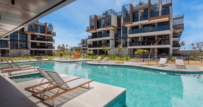 APARTAMENTO A VENDA NA PRAIA DE MURO ALTO /// COND. CAIS ECO RESIDÊNCIA /// COM 2 QUARTOS /// 62M²