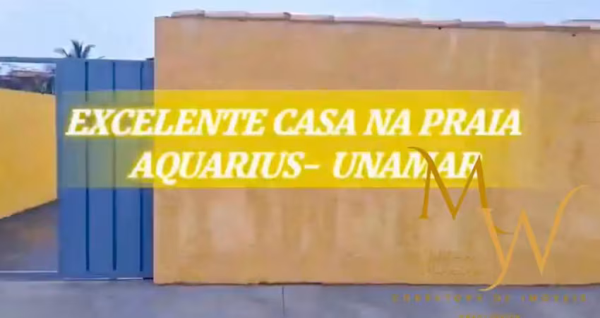 Excelente imóvel a 50mtrs da Praia/
               Aquarius- Unamar
