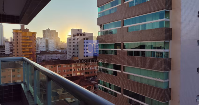 Apto NOVÍSSIMO - MOBILIADO, Praia Grande - Boqueirão - 2 dorm (1 suíte), 1 vaga, Varanda Gourmet, Lazer Completo!