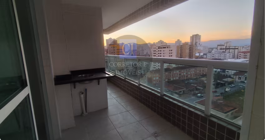 Apto 74m² NOVO, Praia Grande - Boqueirão - 2 dorm (1 suíte), 1 vaga, Varanda Gourmet, Lazer Completo!