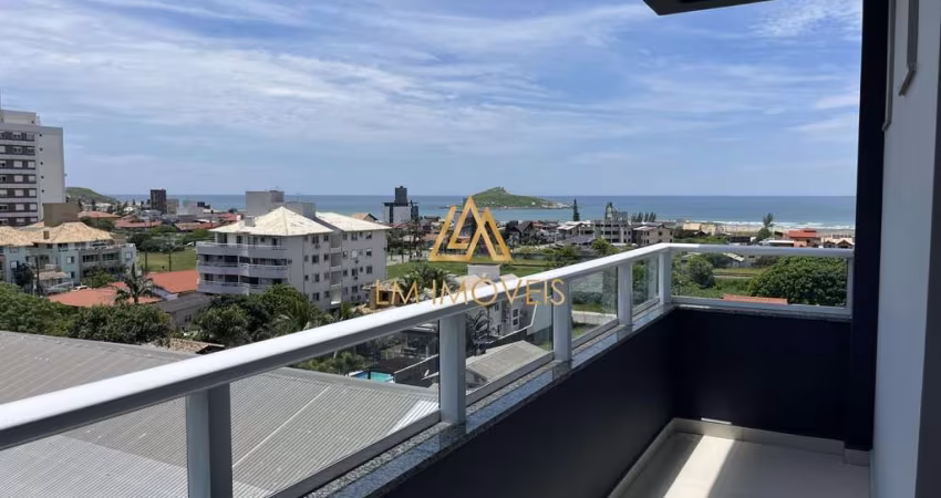 Apartamento 2 dormitórios com vista permanente para a praia.