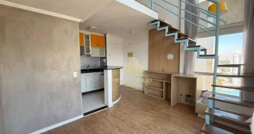 Apartamento duplex para locação, 38 m² - vila leopoldina - são paulo/sp