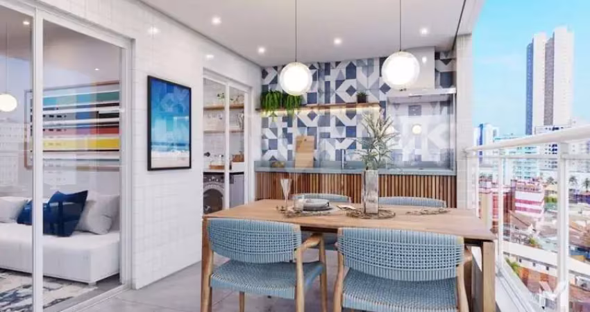 Apartamento com 2 quartos à venda na Vila Mirim, Praia Grande 