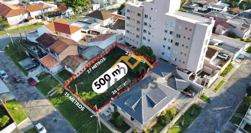 Terreno à venda, 500 m² por R$ 699.900,00 - Tingui - Curitiba/PR