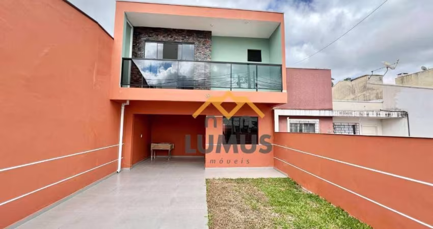 Sobrado com 3 dormitórios à venda, 120 m² por R$ 549.000,00 - Gralha Azul - Fazenda Rio Grande/PR