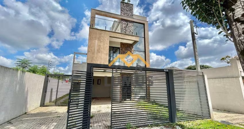 Sobrado com 3 dormitórios à venda, 146 m² por R$ 789.000 - Fazendinha - Curitiba/PR
