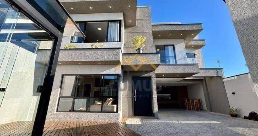 Sobrado PORTEIRA FECHADA com 3 dormitórios à venda, 183 m² por R$ 1.580.000 - Iguaçu - Araucária/PR