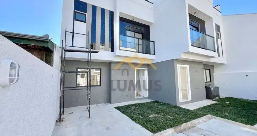 Sobrado com 3 dormitórios à venda, 130 m² por R$ 645.000 - Portão - Curitiba/PR