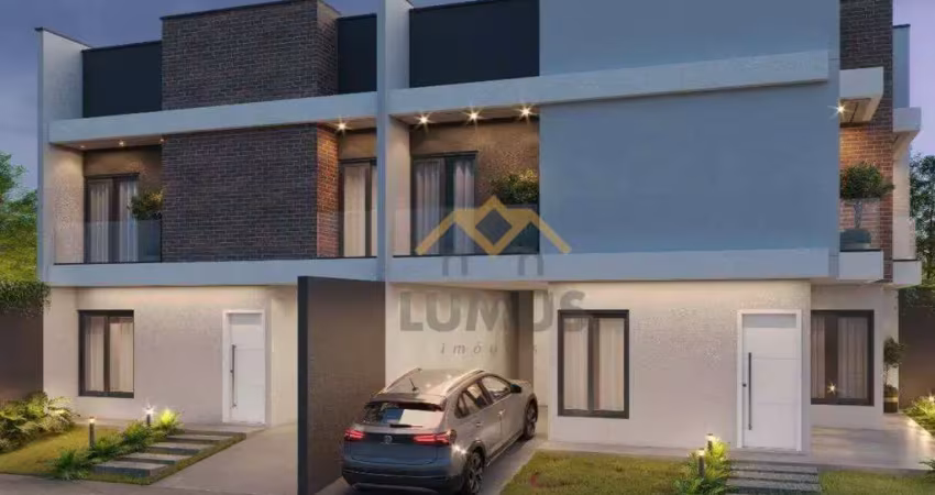 Sobrados com 3 dormitórios à venda, 88 m² por r$ 600.000 - fazendinha - curitiba/pr