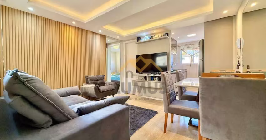Apartamento com 2 dormitórios à venda por r$ 260.000 - cidade industrial - curitiba/pr