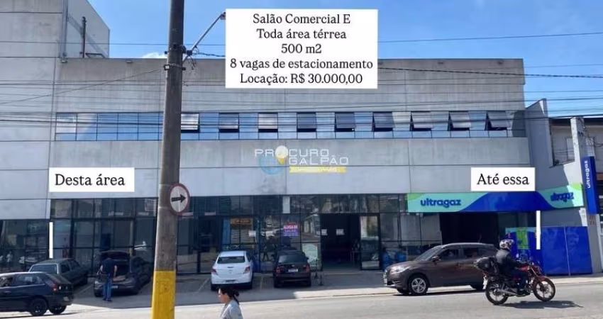 OPORTUNIDADE - SALÃO COMERCIAL GRANDE 500M² CENTRO DE RIBEIRÃO PIRES