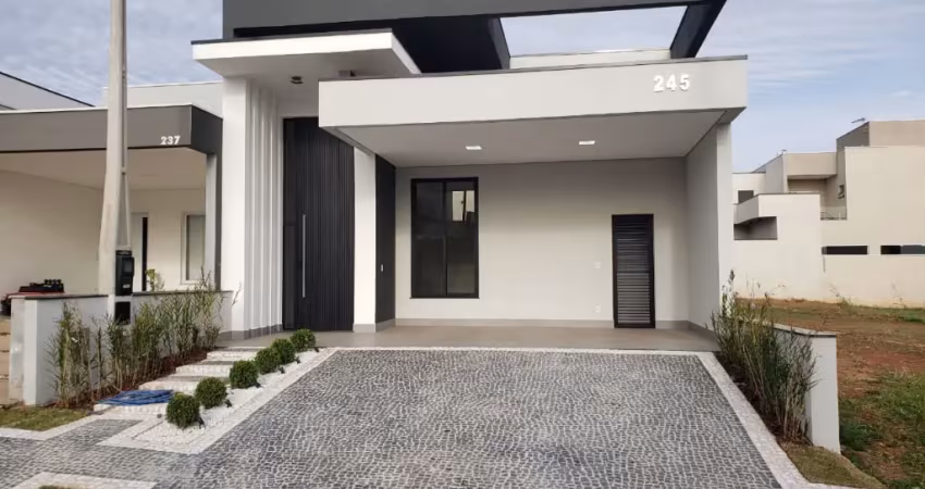 Casa térrea no condomínio terras da estância paulínia - novidade