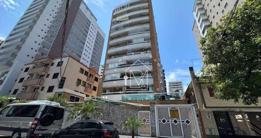 Apartamento com 1 dormitório à venda, 49 m² por R$ 355.000,00 - Canto do Forte - Praia Grande/SP