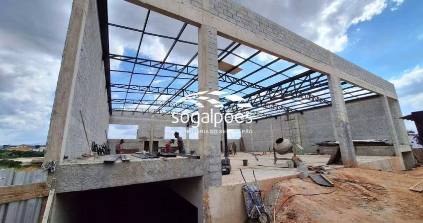 Galpão Novo - 1º Locação - Próximo ao Terminal de Ônibus de Sarzedo/MG