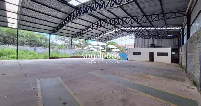 Galpão com 1.200m² - pátio anexo com 1.000m² - acesso à carretas